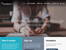 Tablet Screenshot of invoicefair.com